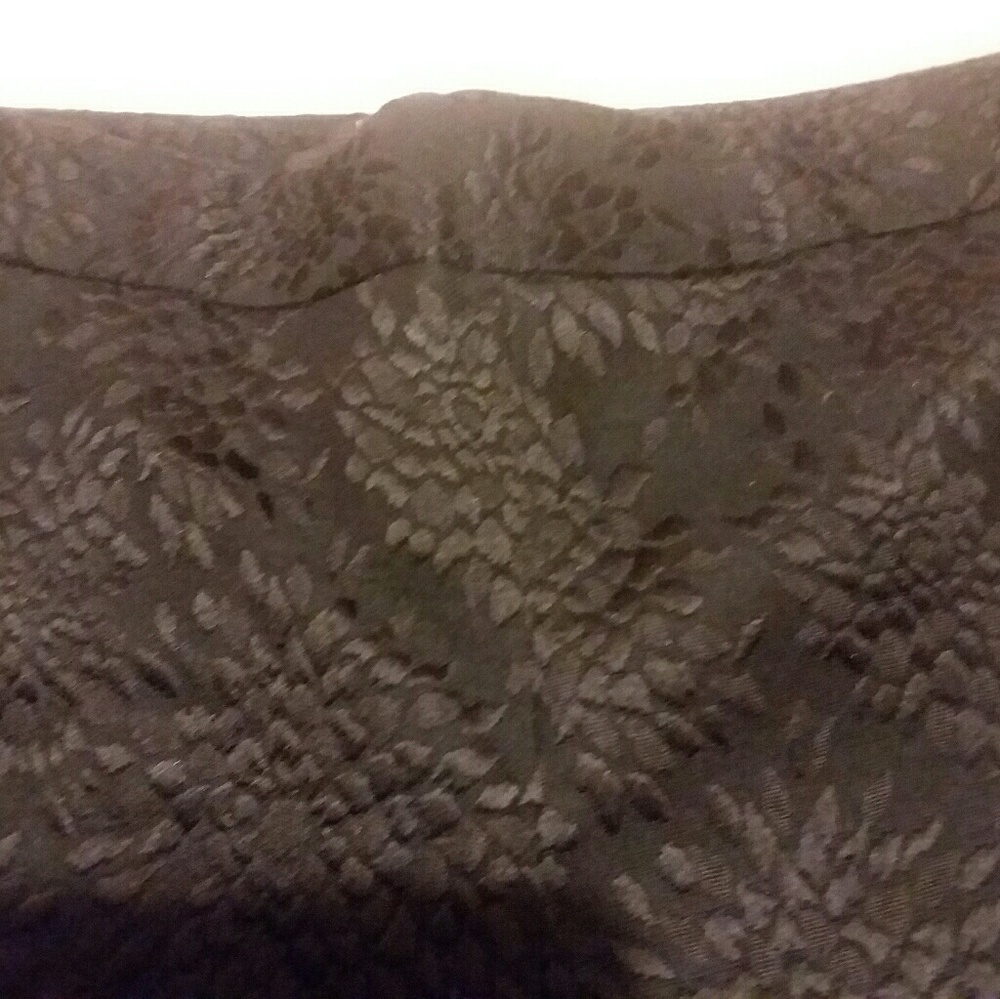 Jaquard cigarette pants